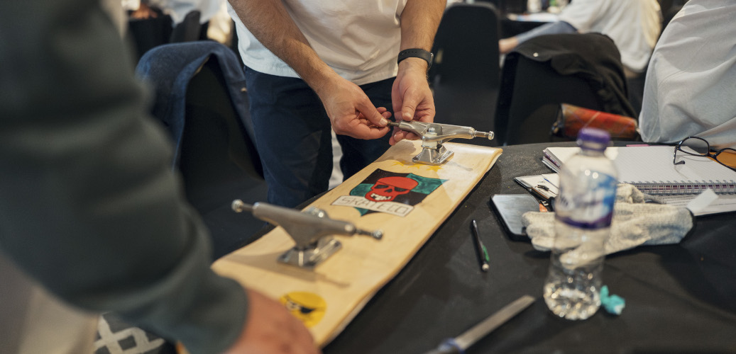 Teambuilding Skate to Donate 5