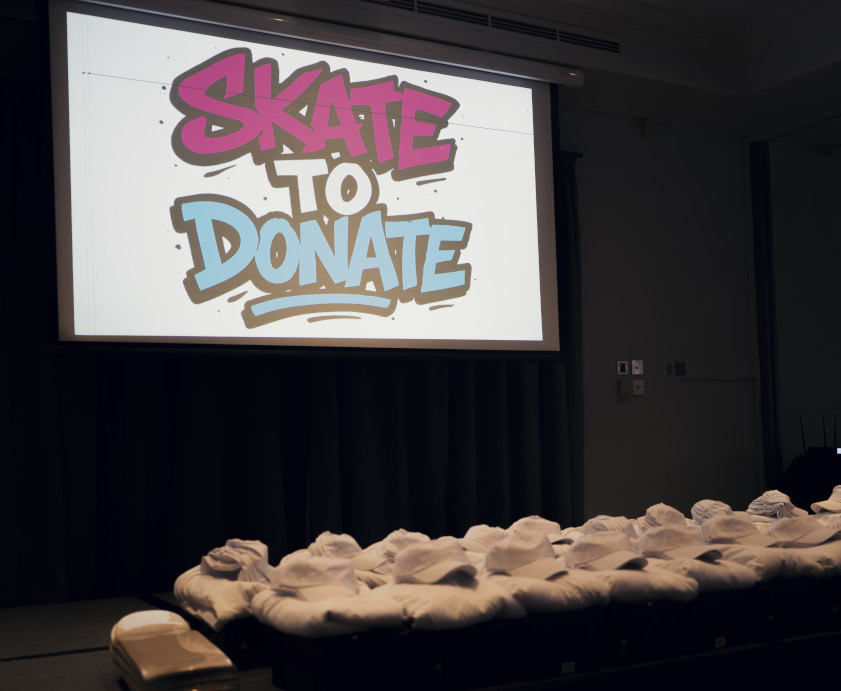 Teambuilding Skate to Donate square