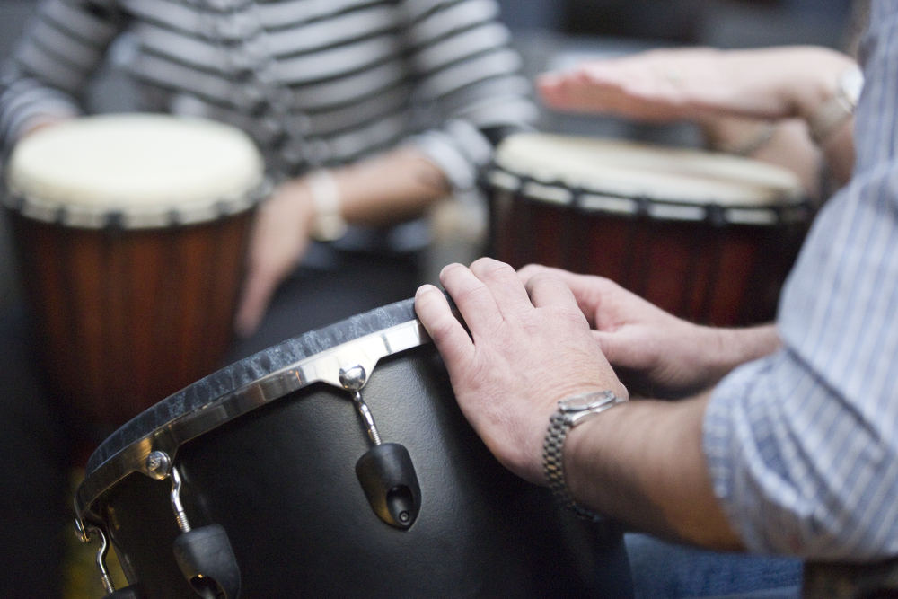 hands and drums