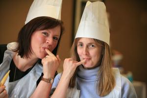 Chocolate Making ladies